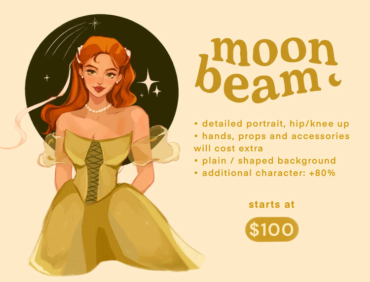 comission sheet - moonbeam
